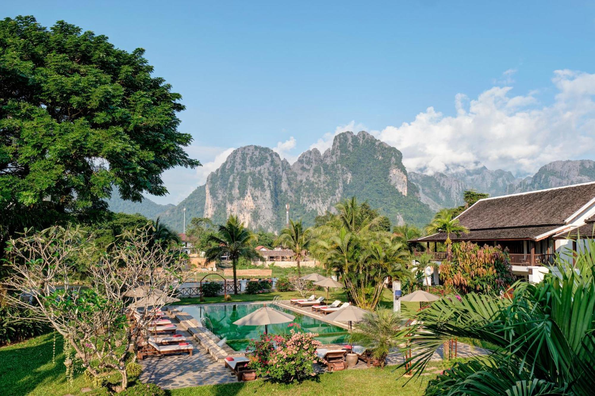 Riverside Boutique Resort, Vang Vieng Exterior foto