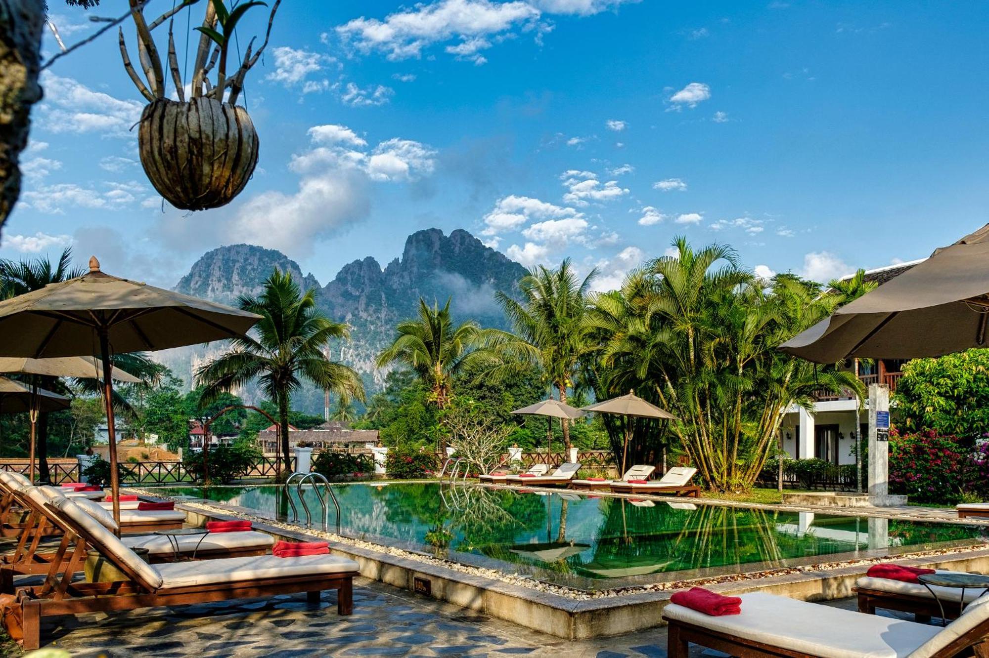 Riverside Boutique Resort, Vang Vieng Exterior foto