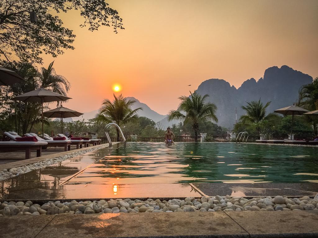 Riverside Boutique Resort, Vang Vieng Exterior foto